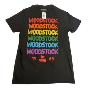 Woodstock 1969 Festival T-Shirt Men's M Rainbow